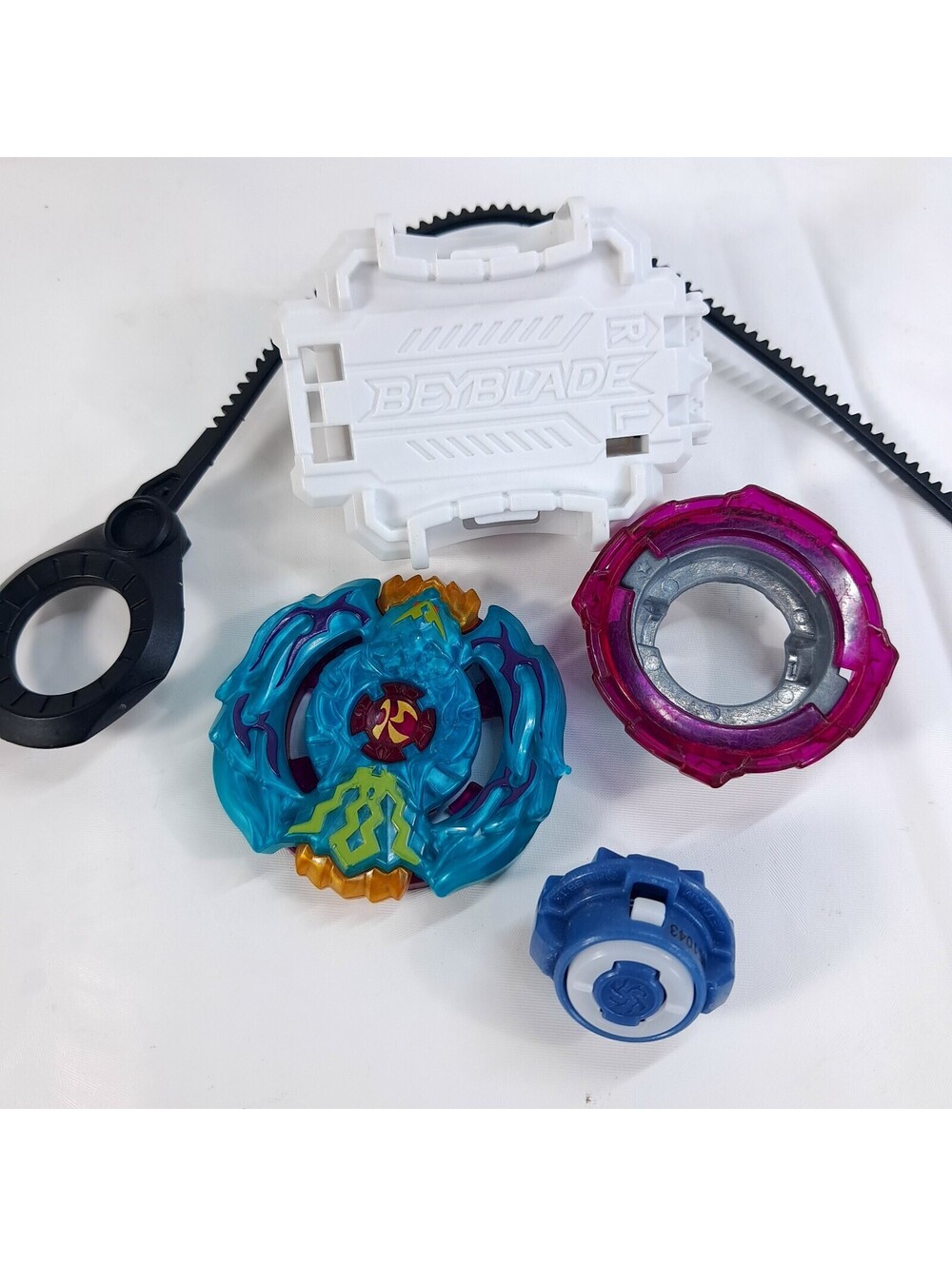 Beyblade Burst Evolution Khalzar K3 DR42/TA12 Switch Strike teal blue Hasbro
